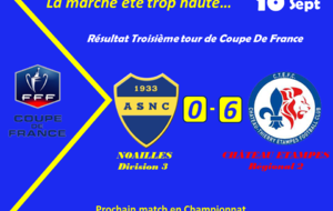 Défaite sévère mais logique en Coupe de France.