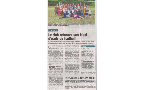 L'ASNC DANS LE JOURNAL................