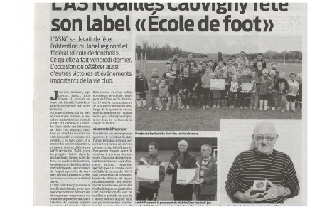 L'Observateur de Beauvais du 30/10 LABEL pour l'ASNC