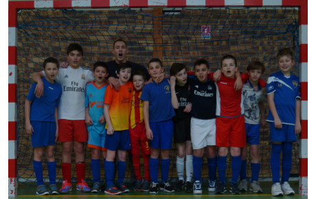 Entrainement 16 février des U11 / U13 en salle à Noailles