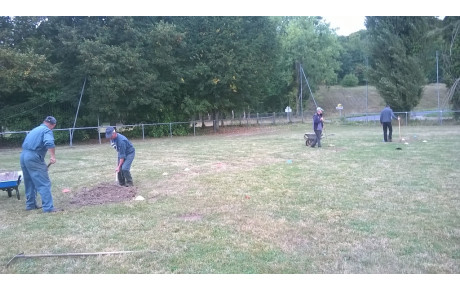 Le terrain de Cauvigny en soin