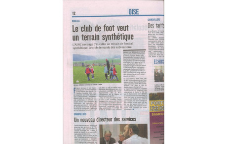 Vu dans le journal. Courrier picard du 23