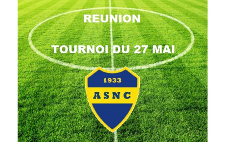 Préparation du Tournoi U13 du 27 mai