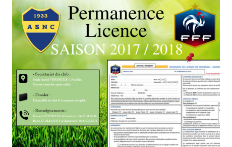 PERMANENCE LICENCE EN AOUT