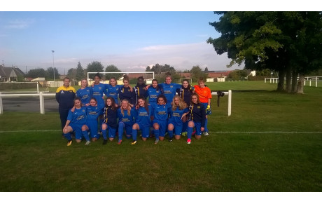 1er Match à Noailles de l' équipe Féminine