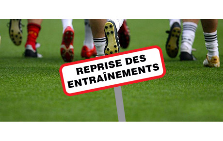 Date de reprise d'entrainement 2017 - 2018