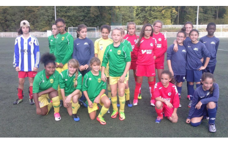 Des FEMININES U11 et U13 à la reprise