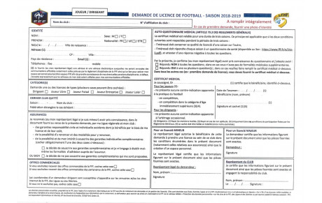 INFOS LICENCE 2018 - 2019