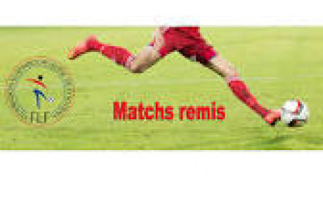 Infos match du weekend des 15 et 16 décembre