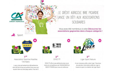 L’ASNC remporte les 2000€ du défi du Crédit Agricole !