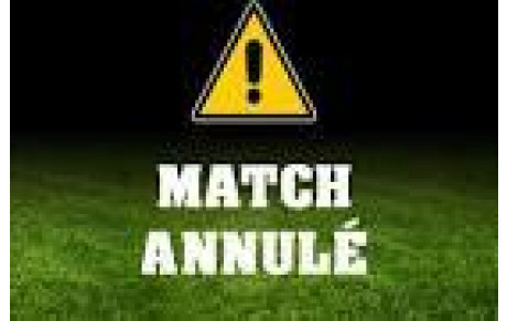 Plateau U7 annulé ce samedi 4 mai