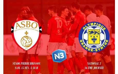 Invitation pour ASBO - GRANDE SYNTHE (N3) Samedi 15 Février !