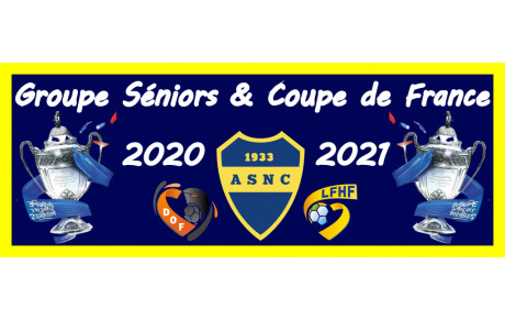 Les Groupes Séniors & 1er Tour de Coupe de France 2020-2021