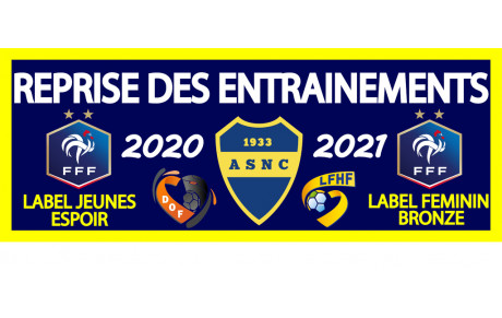 Reprise des entraînements progressivement