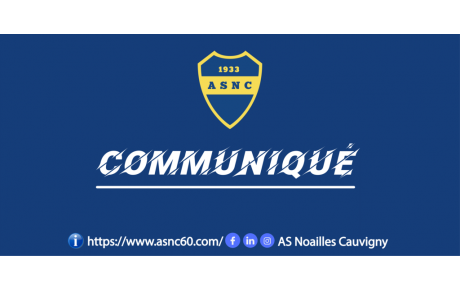 Communiqué Séniors / Vétérans - 12 Janvier